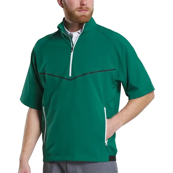 FootJoy Short Sleeve Zephyr Windshirt - FootJoy Short Sleeve Zephyr Windshirt - Image 6 of 7