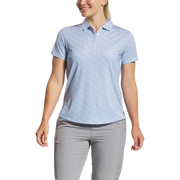 FootJoy Ladies Speckle Short Sleeve Print Shirt - FootJoy Ladies Speckle Short Sleeve Print Shirt - Image 0 of 6