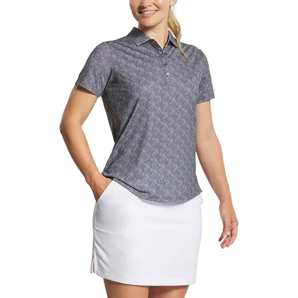 FootJoy Ladies Speckle Short Sleeve Print Shirt - FootJoy Ladies Speckle Short Sleeve Print Shirt - Image 1 of 6