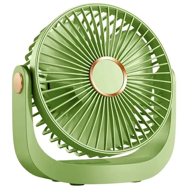 5-Speed Portable Rechargeable Desk Fan with Cover - 5-Speed Portable Rechargeable Desk Fan with Cover - Image 2 of 4