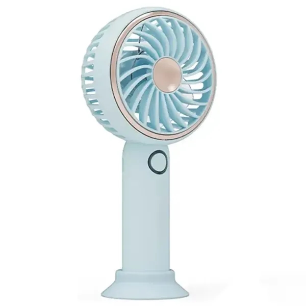 Simple LED and Handheld USB Rechargeable Fan - Simple LED and Handheld USB Rechargeable Fan - Image 2 of 7