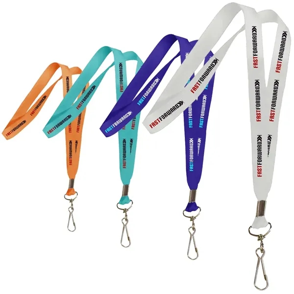 USA Made 0.75" Dye Sublimation Lanyards - USA Made 0.75" Dye Sublimation Lanyards - Image 0 of 28