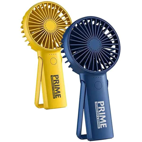 Handheld Desk Fan with Stand & Detachable Cover - Handheld Desk Fan with Stand & Detachable Cover - Image 0 of 4
