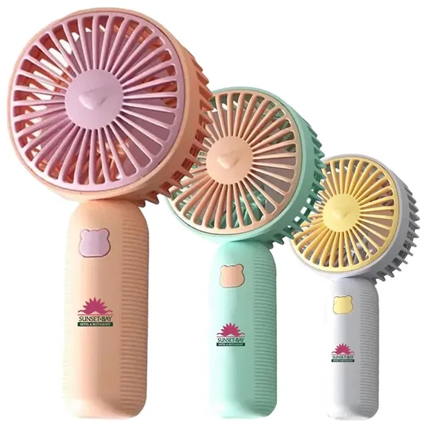 Handheld Portable USB Rechargeable Mini Fan - Handheld Portable USB Rechargeable Mini Fan - Image 0 of 5