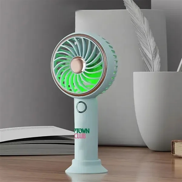 Simple LED and Handheld USB Rechargeable Fan - Simple LED and Handheld USB Rechargeable Fan - Image 5 of 7