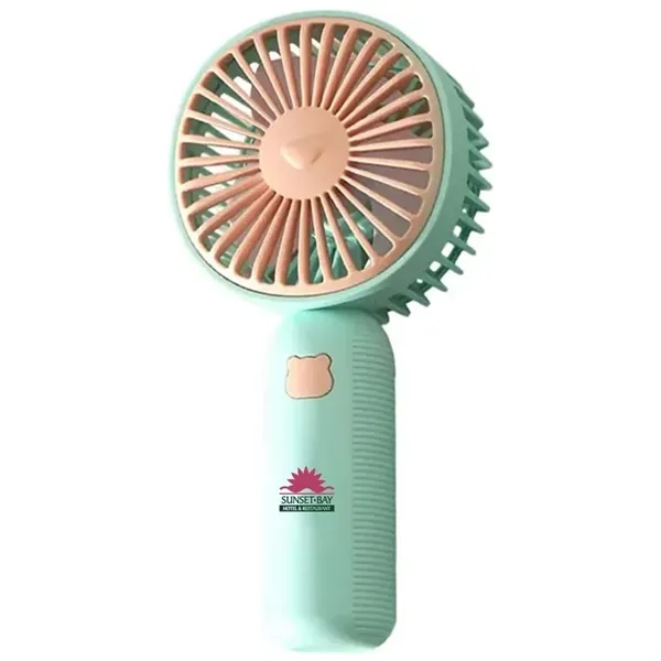 Handheld Portable USB Rechargeable Mini Fan - Handheld Portable USB Rechargeable Mini Fan - Image 1 of 5