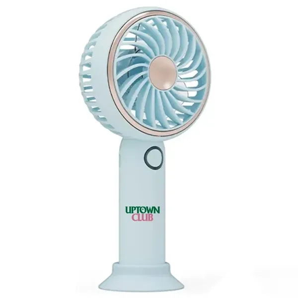 Simple LED and Handheld USB Rechargeable Fan - Simple LED and Handheld USB Rechargeable Fan - Image 1 of 7