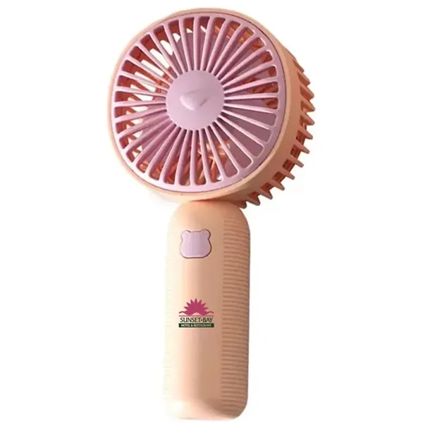 Handheld Portable USB Rechargeable Mini Fan - Handheld Portable USB Rechargeable Mini Fan - Image 3 of 5