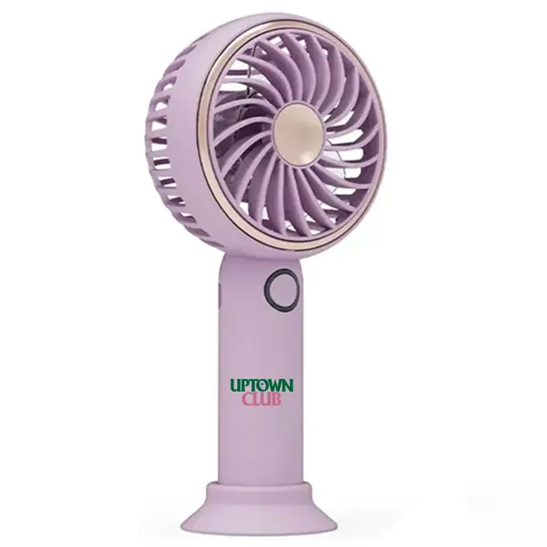 Simple LED and Handheld USB Rechargeable Fan - Simple LED and Handheld USB Rechargeable Fan - Image 3 of 7
