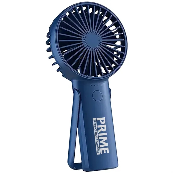 Handheld Desk Fan with Stand & Detachable Cover - Handheld Desk Fan with Stand & Detachable Cover - Image 1 of 4