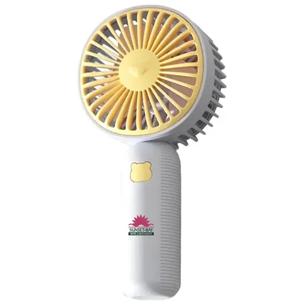 Handheld Portable USB Rechargeable Mini Fan - Handheld Portable USB Rechargeable Mini Fan - Image 4 of 5