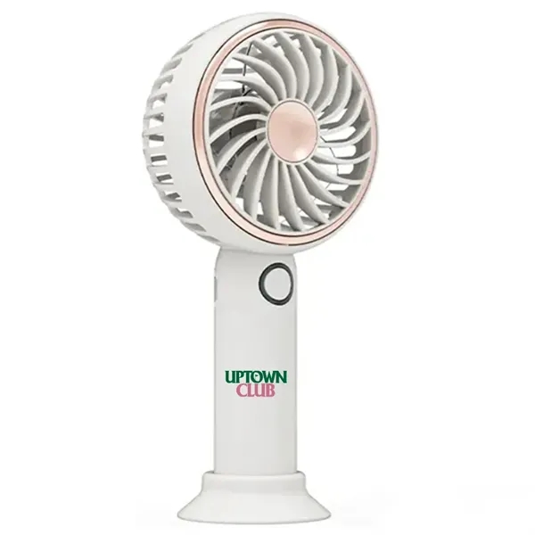 Simple LED and Handheld USB Rechargeable Fan - Simple LED and Handheld USB Rechargeable Fan - Image 4 of 7