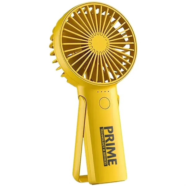 Handheld Desk Fan with Stand & Detachable Cover - Handheld Desk Fan with Stand & Detachable Cover - Image 3 of 4