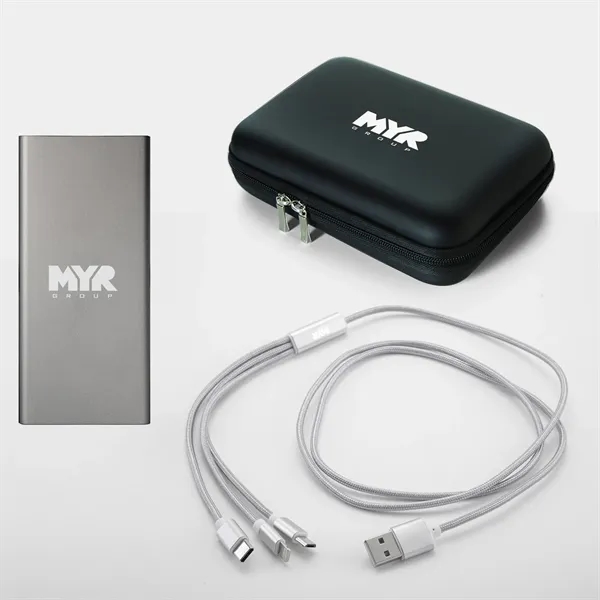 Fast Charging Power Bank with 3-in-1 Cable Gift Set - Fast Charging Power Bank with 3-in-1 Cable Gift Set - Image 0 of 0