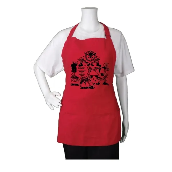 Restaurant-Style Twill Bib Apron - Restaurant-Style Twill Bib Apron - Image 0 of 7