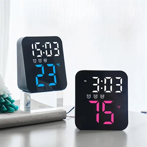 LED Digital Wall Clock - LED Digital Wall Clock - Image 2 of 3
