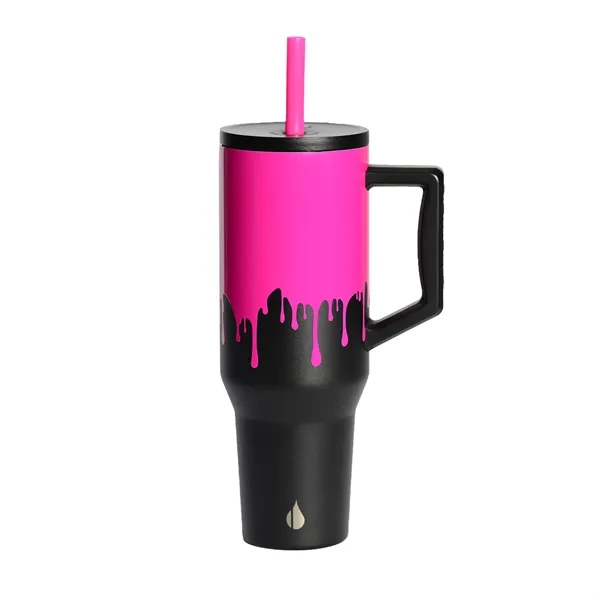 Elemental® 40oz Commuter Tumbler With Handle and Straws - Elemental® 40oz Commuter Tumbler With Handle and Straws - Image 36 of 41