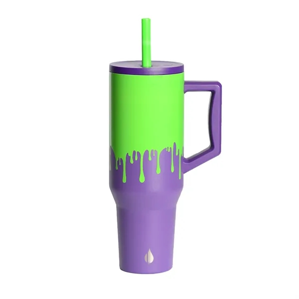 Elemental® 40oz Commuter Tumbler With Handle and Straws - Elemental® 40oz Commuter Tumbler With Handle and Straws - Image 37 of 41