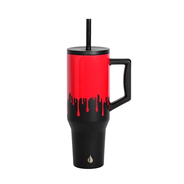 Elemental® 40oz Commuter Tumbler With Handle and Straws - Elemental® 40oz Commuter Tumbler With Handle and Straws - Image 38 of 41