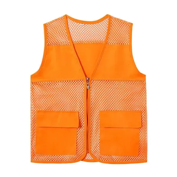 Adult Mesh Volunteer Activity Vest - Adult Mesh Volunteer Activity Vest - Image 3 of 8