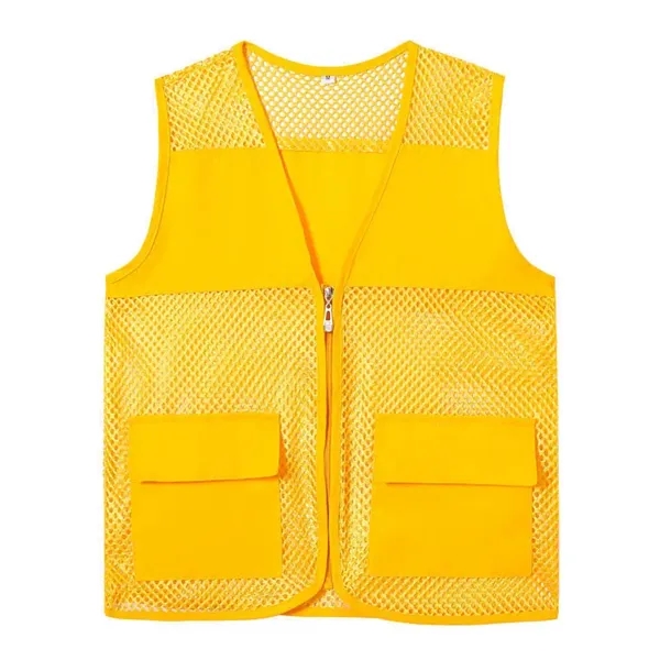 Adult Mesh Volunteer Activity Vest - Adult Mesh Volunteer Activity Vest - Image 4 of 8