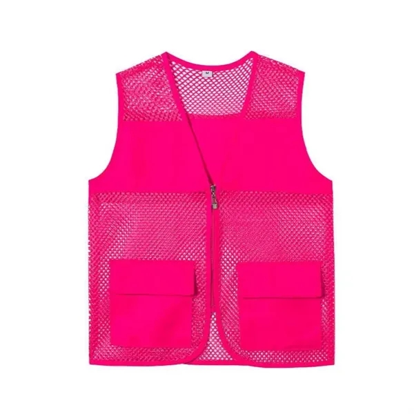 Adult Mesh Volunteer Activity Vest - Adult Mesh Volunteer Activity Vest - Image 6 of 8