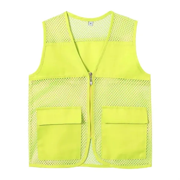Adult Mesh Volunteer Activity Vest - Adult Mesh Volunteer Activity Vest - Image 8 of 8