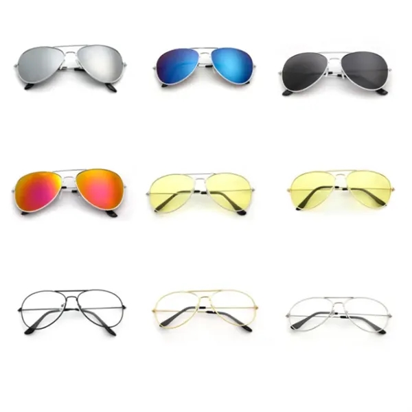 Classic Aviator Sunglasses for Men Women - Classic Aviator Sunglasses for Men Women - Image 2 of 2