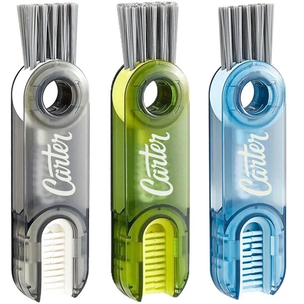 3-in-1 slit U-shaped cup mouth, lid, cleaning brush - 3-in-1 slit U-shaped cup mouth, lid, cleaning brush - Image 0 of 4