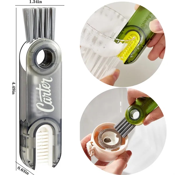 3-in-1 slit U-shaped cup mouth, lid, cleaning brush - 3-in-1 slit U-shaped cup mouth, lid, cleaning brush - Image 1 of 4
