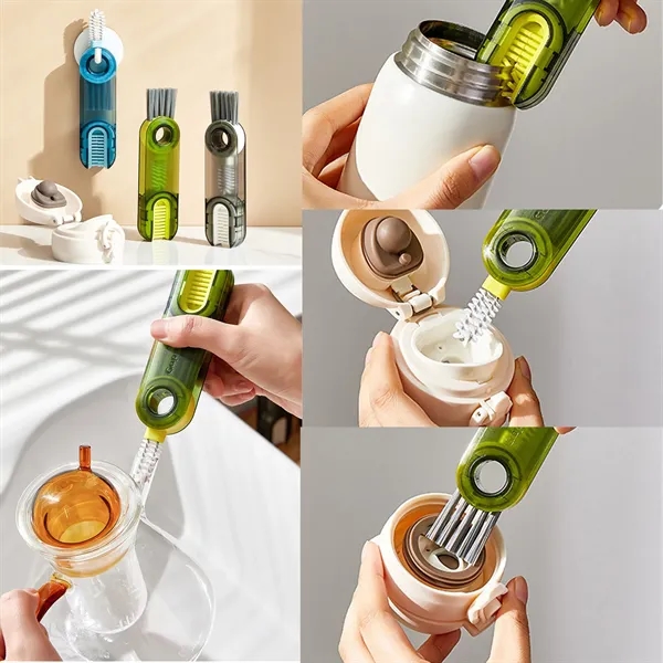3-in-1 slit U-shaped cup mouth, lid, cleaning brush - 3-in-1 slit U-shaped cup mouth, lid, cleaning brush - Image 4 of 4