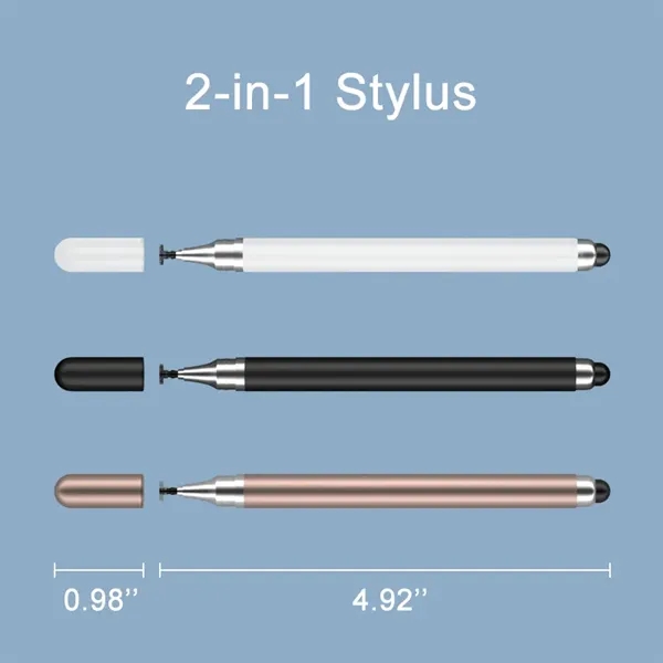 2 in 1 Stylus Pen for Touch Screen - 2 in 1 Stylus Pen for Touch Screen - Image 2 of 5