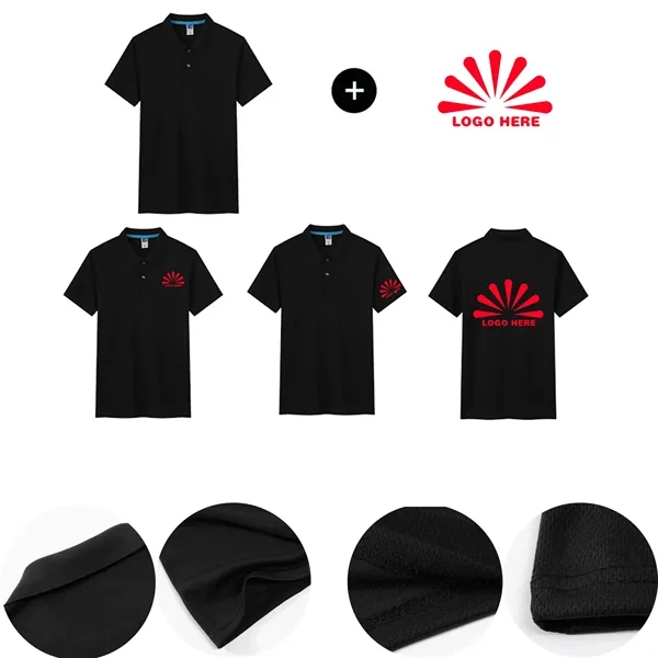 Customized Quick-Dry Ice Silk Polo Workwear - Customized Quick-Dry Ice Silk Polo Workwear - Image 0 of 11