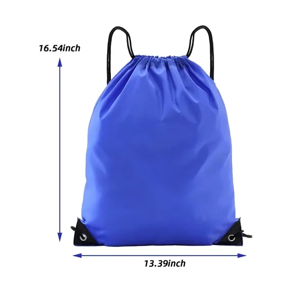 Durable Polyester Drawstring Backpack - Durable Polyester Drawstring Backpack - Image 2 of 25