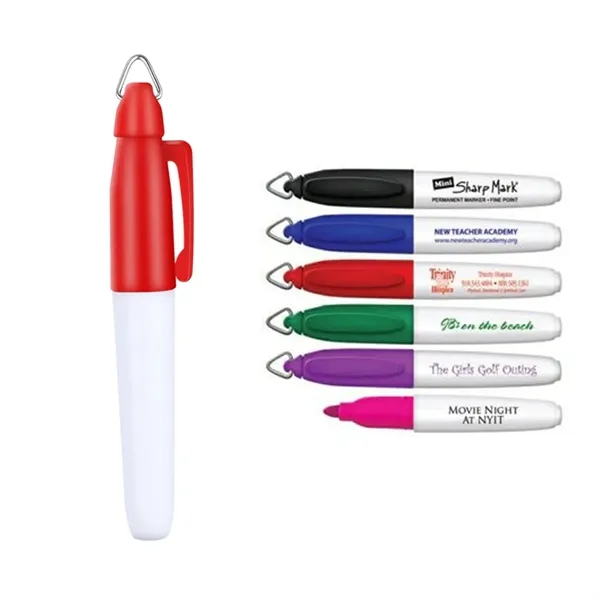 Fine Tip Permanent Marker w/Key Ring - Fine Tip Permanent Marker w/Key Ring - Image 0 of 1