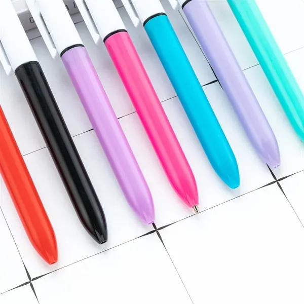 4-in-1 Multicolor Retractable Ballpoint Pen - 4-in-1 Multicolor Retractable Ballpoint Pen - Image 1 of 8