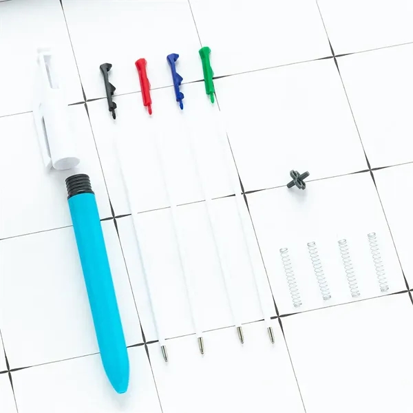 4-in-1 Multicolor Retractable Ballpoint Pen - 4-in-1 Multicolor Retractable Ballpoint Pen - Image 2 of 8