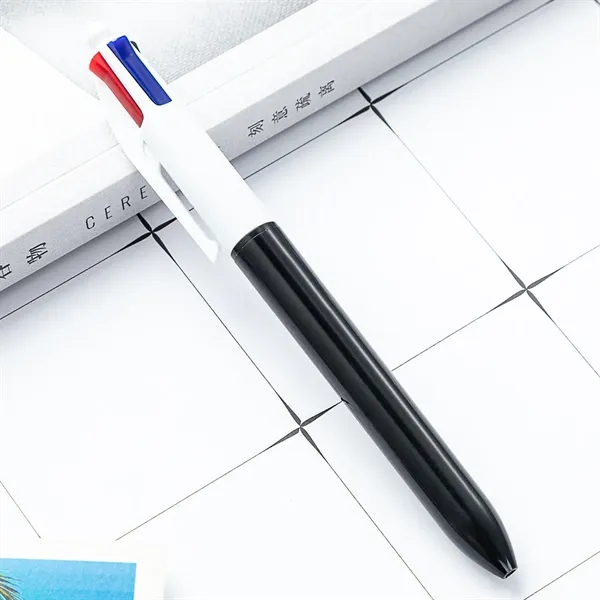 4-in-1 Multicolor Retractable Ballpoint Pen - 4-in-1 Multicolor Retractable Ballpoint Pen - Image 4 of 8