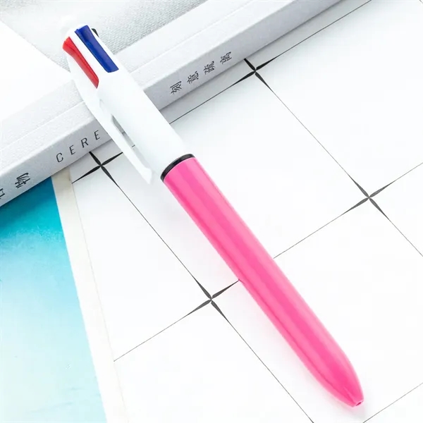 4-in-1 Multicolor Retractable Ballpoint Pen - 4-in-1 Multicolor Retractable Ballpoint Pen - Image 7 of 8