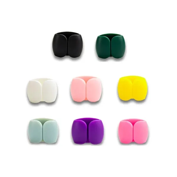 Desktop Cable Organizer Clip With Adhesive Backing - Desktop Cable Organizer Clip With Adhesive Backing - Image 2 of 3