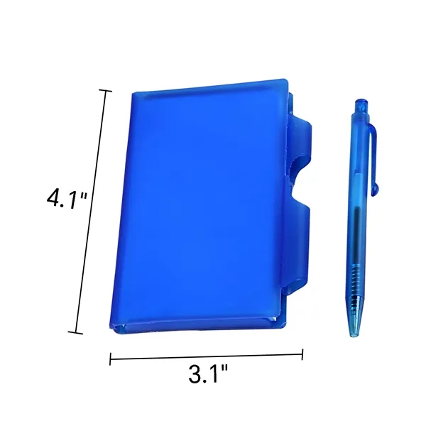 Plastic Case Jotter Pad With Pen - Plastic Case Jotter Pad With Pen - Image 1 of 2