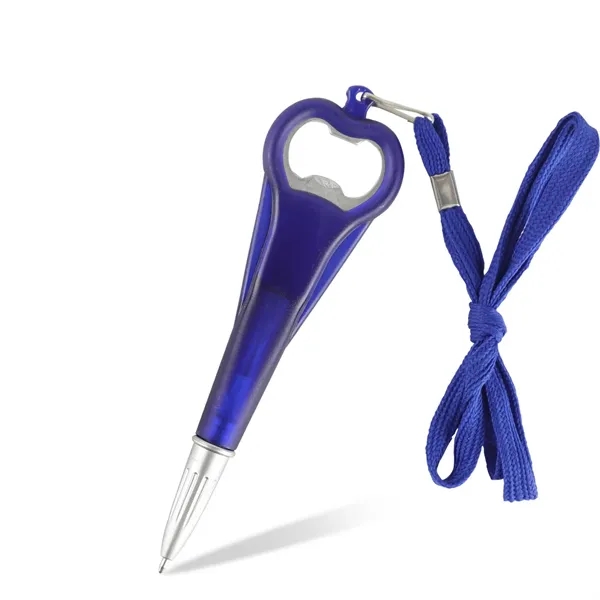 Lanyard Bottle Opener Pen - Lanyard Bottle Opener Pen - Image 2 of 5