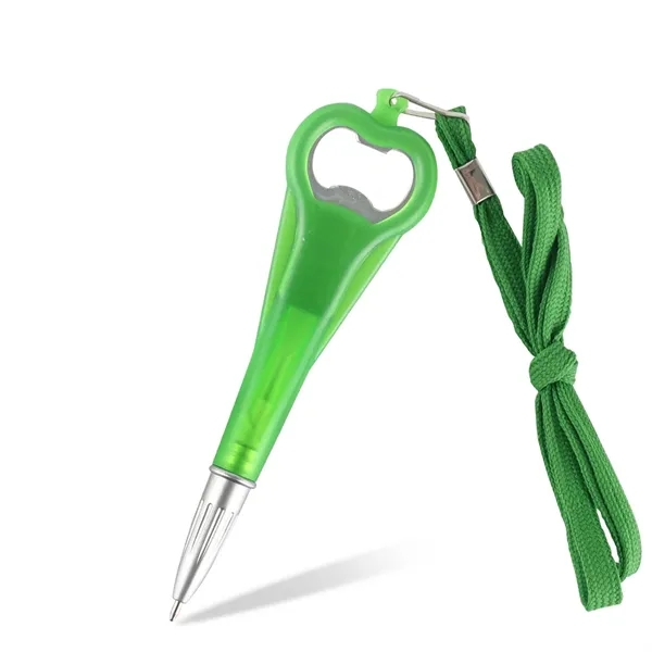 Lanyard Bottle Opener Pen - Lanyard Bottle Opener Pen - Image 4 of 5