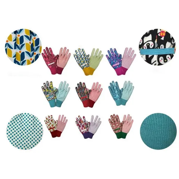 Gardening protective gloves with pvc dispensing - Gardening protective gloves with pvc dispensing - Image 2 of 2