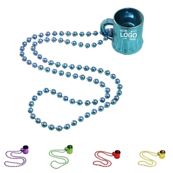Beer Mug Beads Necklace - Beer Mug Beads Necklace - Image 0 of 5