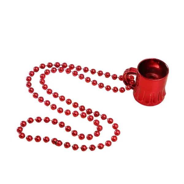 Beer Mug Beads Necklace - Beer Mug Beads Necklace - Image 1 of 5