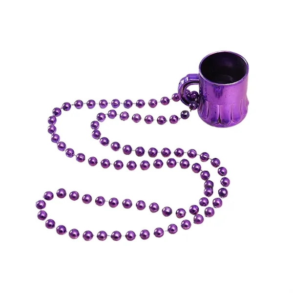 Beer Mug Beads Necklace - Beer Mug Beads Necklace - Image 4 of 5