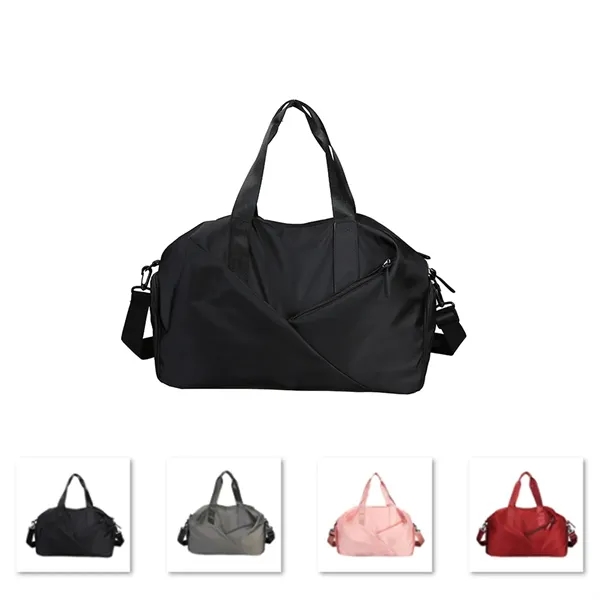 Gym Duffel Bag with Shoe Compartment - Gym Duffel Bag with Shoe Compartment - Image 0 of 4