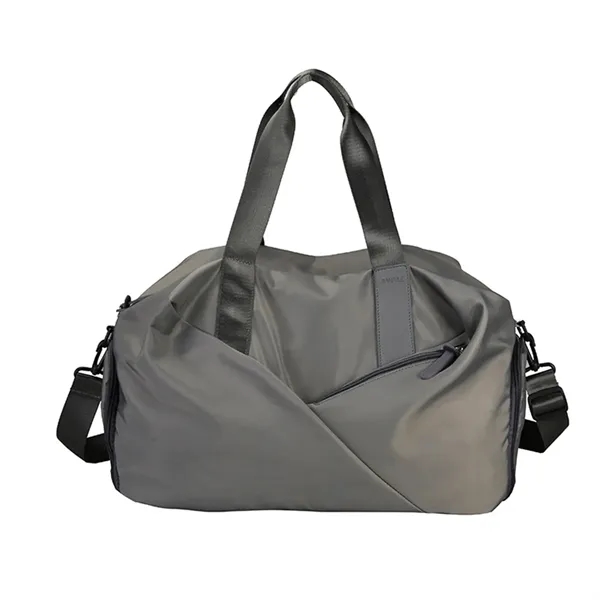 Gym Duffel Bag with Shoe Compartment - Gym Duffel Bag with Shoe Compartment - Image 3 of 4