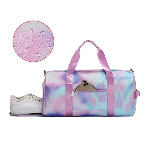 Purple Overnight Sports Bag for Women & Girls - Purple Overnight Sports Bag for Women & Girls - Image 4 of 4